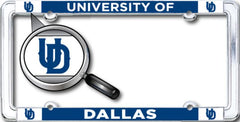 University of Dallas Thin Dome License Plate Frame